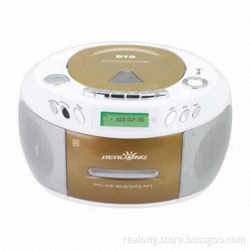 Multifunction DVD Player with FM/AM Radio and USB/TF Card Slot